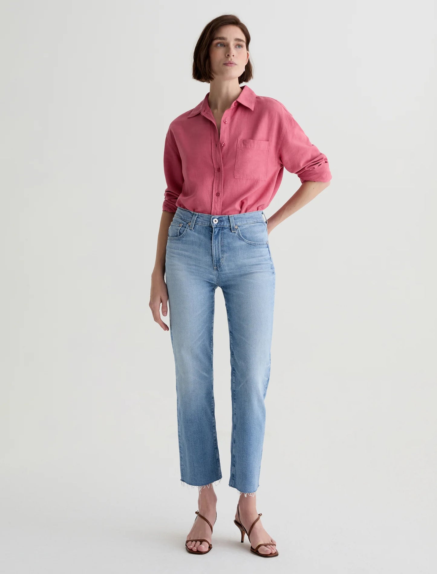 Brinley Crop Jean by AG in Fiction