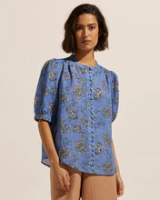 Load image into Gallery viewer, Virtue Top in Azure by Zoe Kratzman

