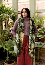 Load image into Gallery viewer, Wool Long Scarf in Flannel Flower by Nancybird
