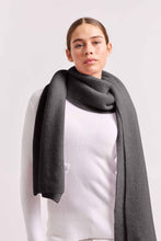 Load image into Gallery viewer, Lola Mohair Scarf in Charcoal by Alessandra

