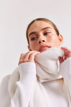 Load image into Gallery viewer, Lola Mohair Scarf in Milk by Alessandra
