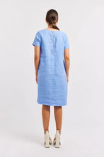 Load image into Gallery viewer, Chiara Linen Dress in Bluebell by Alessandra
