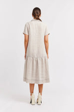 Load image into Gallery viewer, Dora Linen Dress in String by Alessandra

