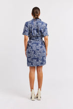 Load image into Gallery viewer, Odyssey Martini Linen Dress in Navy by Alessandra
