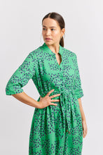 Load image into Gallery viewer, Serena Martini Linen Dress in Emerald by Alessandra

