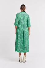 Load image into Gallery viewer, Serena Martini Linen Dress in Emerald by Alessandra
