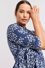 Load image into Gallery viewer, Serena Martini Linen Dress in Navy by Alessandra
