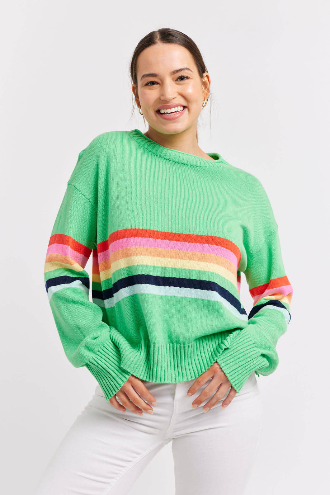 Rainbow Bella Knit Apple by Alessandra