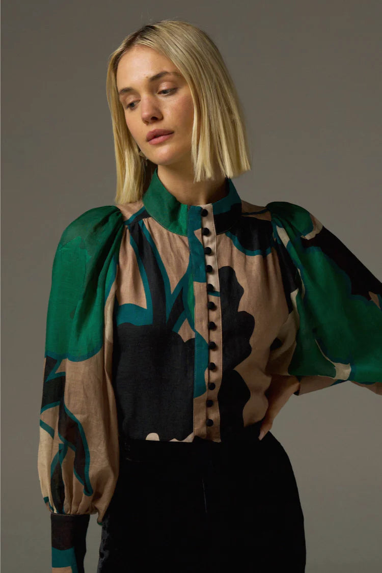 Atlas Top in Organic Botanic by Zoe Kratzman