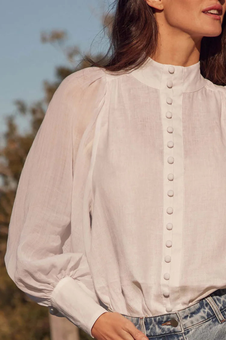 Atlas Top in Porcelain by Zoe Kratzmann