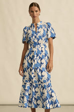 Load image into Gallery viewer, Cable Dress in Azure Bouquet by Zoe Kratzmann
