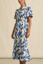 Load image into Gallery viewer, Cable Dress in Azure Bouquet by Zoe Kratzmann
