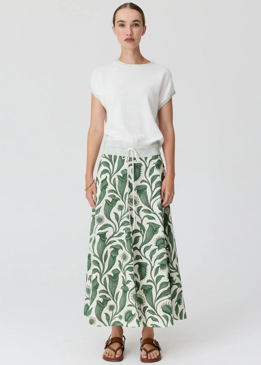 Reed Painted Knit in Chalk/Mint by POL