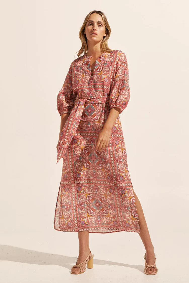 Explore Dress in Rio Scarf by Zoe Kratzmann