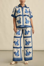 Load image into Gallery viewer, Gesture Pant in Azure Collage by Zoe Kratzman
