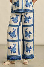 Load image into Gallery viewer, Gesture Pant in Azure Collage by Zoe Kratzman
