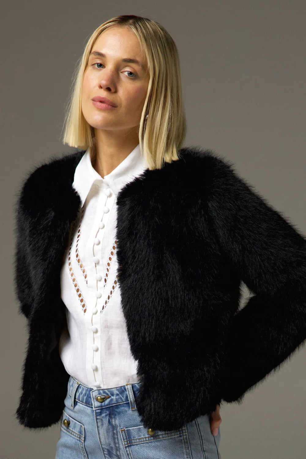 Glacier Jacket in Black by Zoe Kratzmann