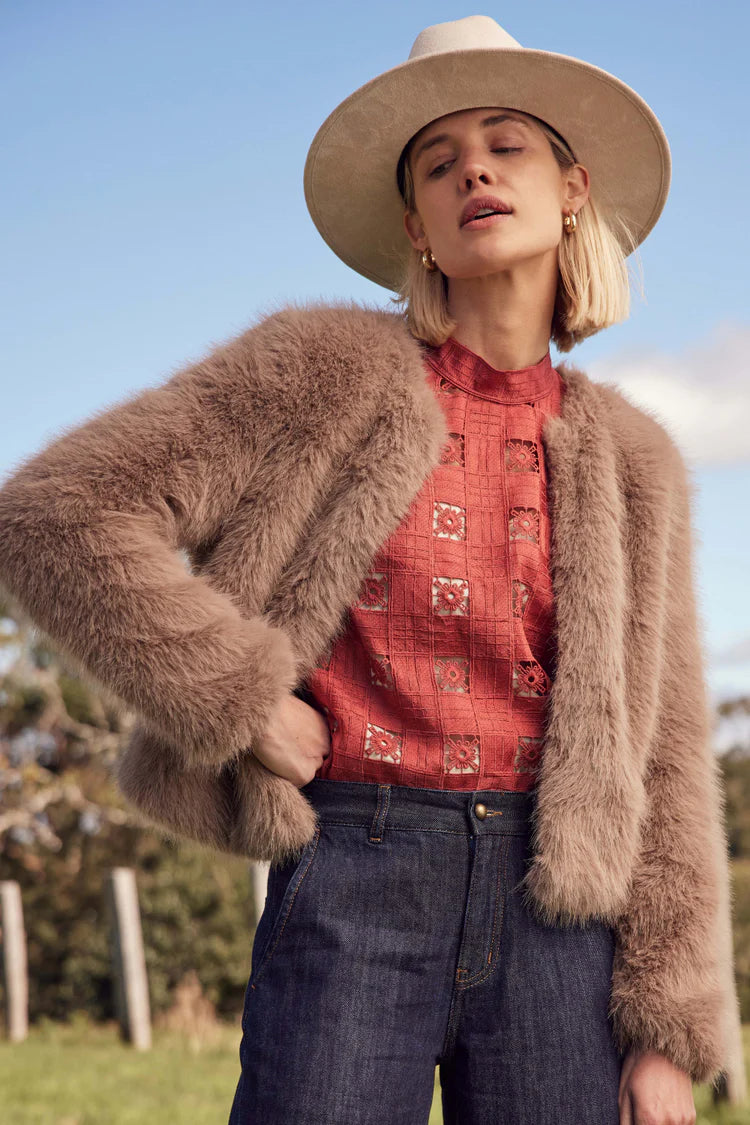 Glacier Jacket in Mousse by Zoe Kratzmann