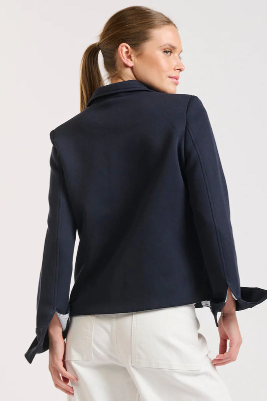 Hemming Scuba Jacket in French Navy by Shirty