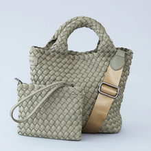 Load image into Gallery viewer, Paris Bucket Crossbody in Olive by Mon Milou
