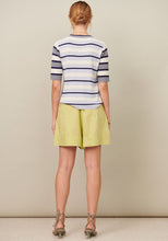 Load image into Gallery viewer, Claudia Knit Tee in Sky Stripe by Pol
