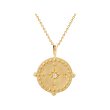 Load image into Gallery viewer, Pendant Disc Necklace in Gold by Murkani
