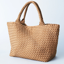 Load image into Gallery viewer, Large Capri Tote in Latte by Mon Milou
