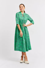 Load image into Gallery viewer, Serena Martini Linen Dress in Emerald by Alessandra
