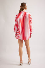 Load image into Gallery viewer, Mix It Up Shirt in Pink/Red Stripe by Alessandra
