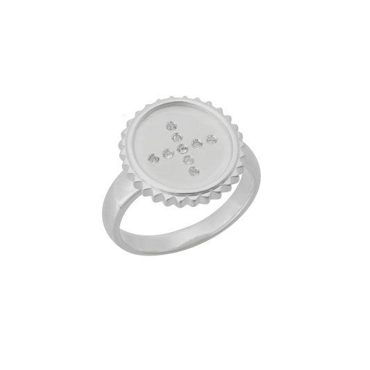 Halcyon Ring in Silver by Murkani