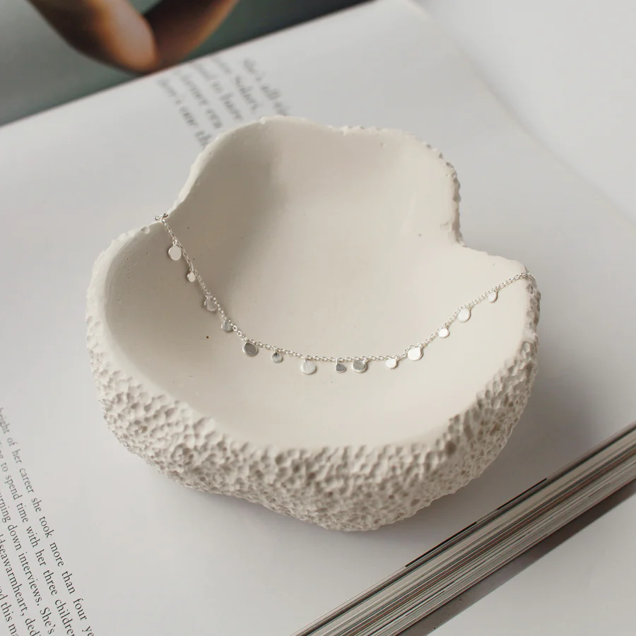 Coin Choker in Silver by Murkani