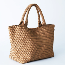 Load image into Gallery viewer, Large Capri Tote in Latte by Mon Milou
