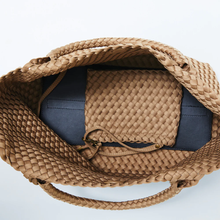 Load image into Gallery viewer, Large Capri Tote in Latte by Mon Milou
