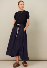 Load image into Gallery viewer, Cupro Drawcord Skirt by Pol
