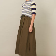 Load image into Gallery viewer, Claudia Knit Tee in Silver Stripe by Pol
