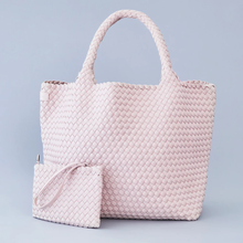 Load image into Gallery viewer, Large Capri Tote in Dusty Pink by Mon Milou
