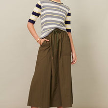 Load image into Gallery viewer, Claudia Knit Tee in Silver Stripe by Pol
