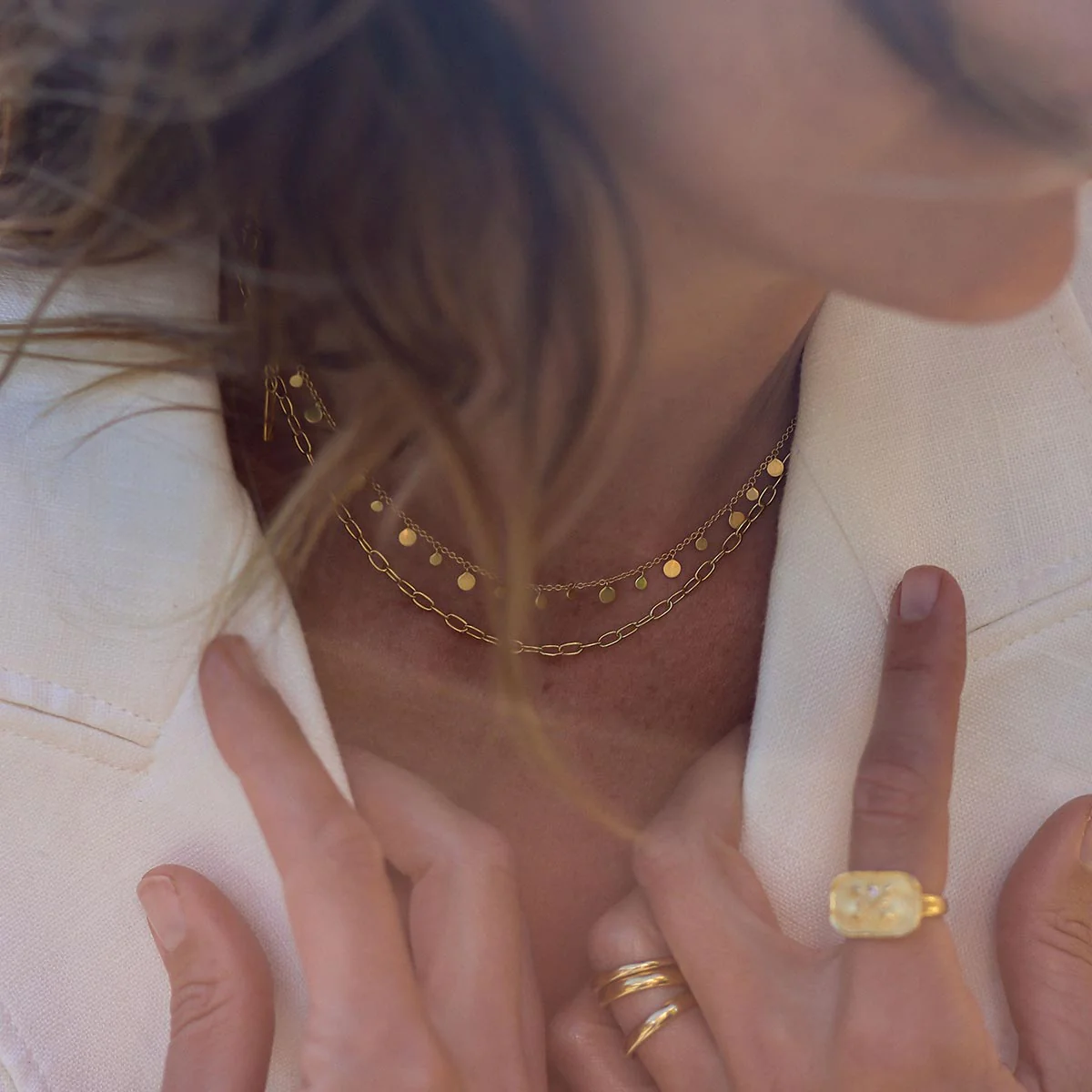 Coin Choker in Gold by Murkani