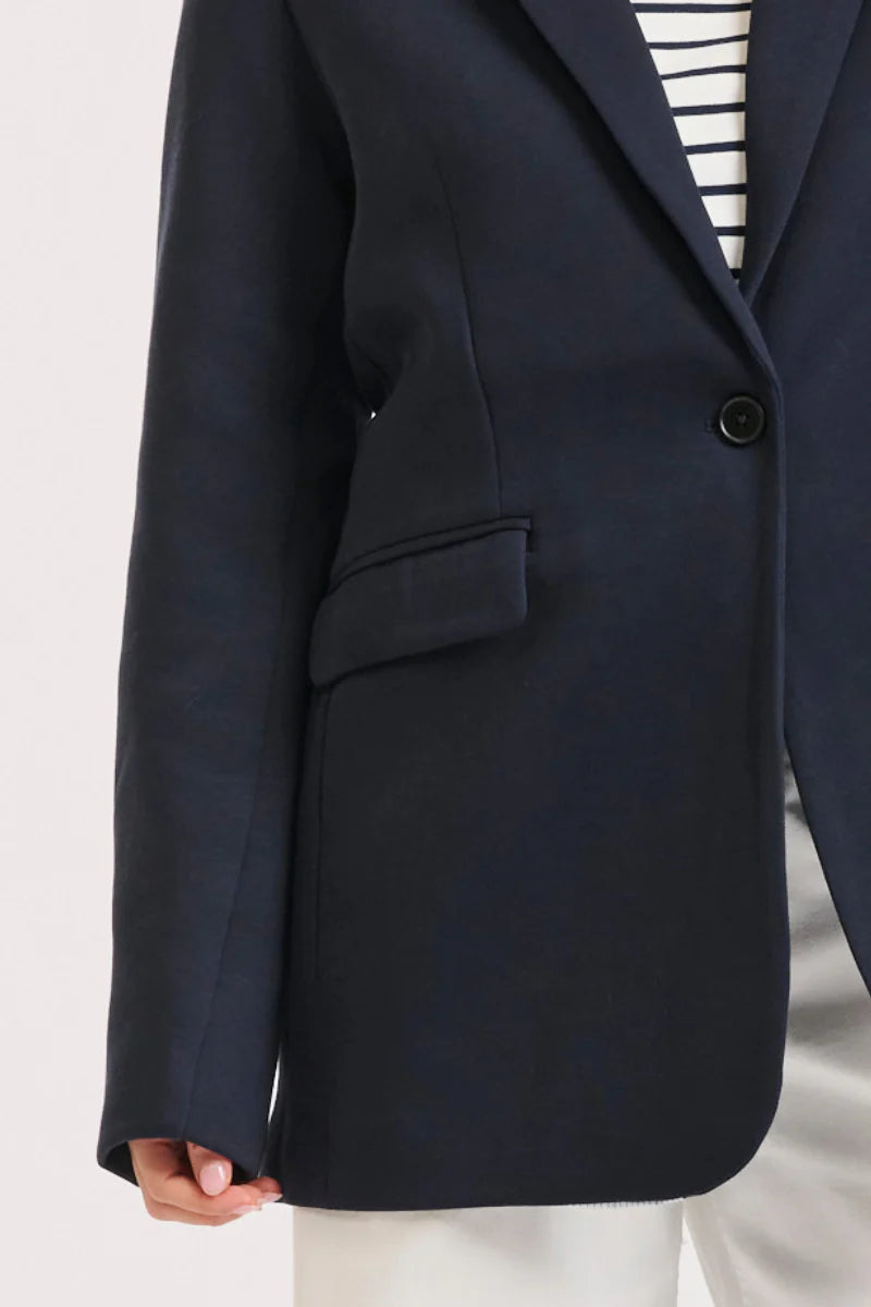Iris Scuba Blazer in French Navy by Shirty