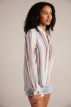 Load image into Gallery viewer, Button Down Shirt in Coastal Stripe by Bella Dahl
