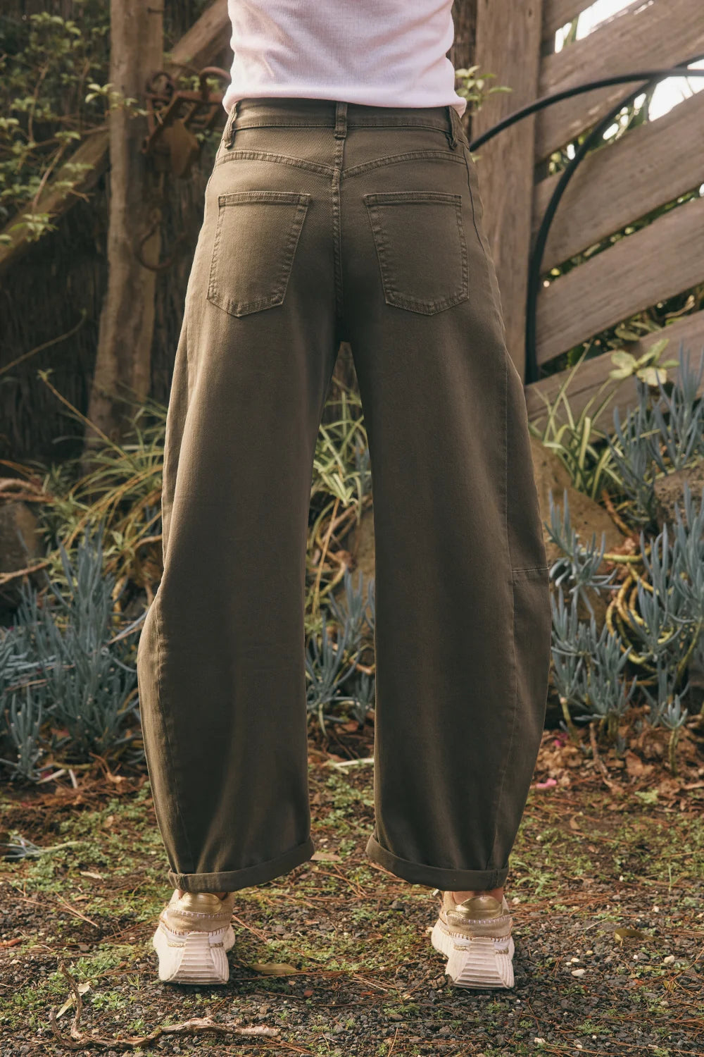 Idaho Barrel Jean in Military by Italian Star