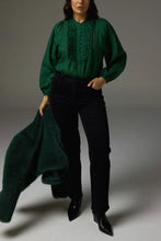 Load image into Gallery viewer, Passage Top in Emerald by Zoe Kratzman
