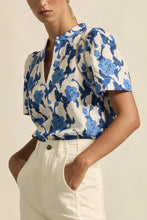 Load image into Gallery viewer, Recollect Top in Azure Bouquet by Zoe Kratzmann
