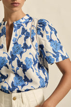 Load image into Gallery viewer, Recollect Top in Azure Bouquet by Zoe Kratzmann
