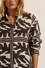 Load image into Gallery viewer, Reflex Top in Frond Choc by Zoe Kratzman
