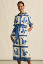Load image into Gallery viewer, Roam Dress in Azure Collage by Zoe Kratzmann
