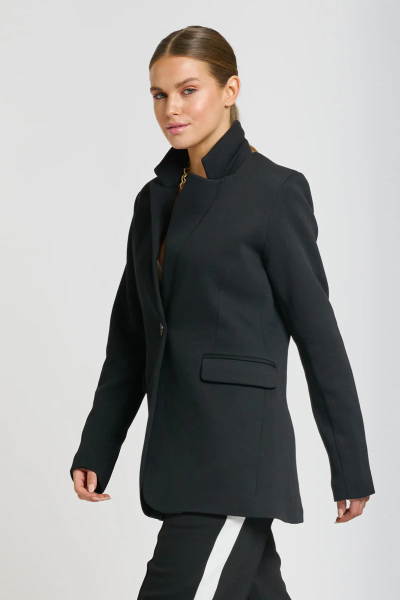 Iris Scuba Blazer in Black by Shirty