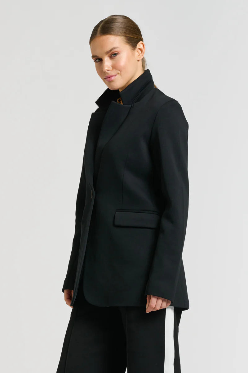 Iris Scuba Blazer in Black by Shirty