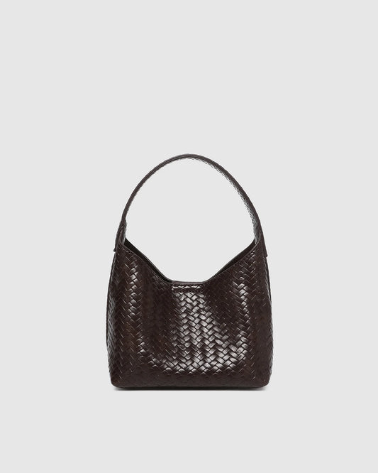 Lissy Crossbody Bag in Chocolate by Louenhide