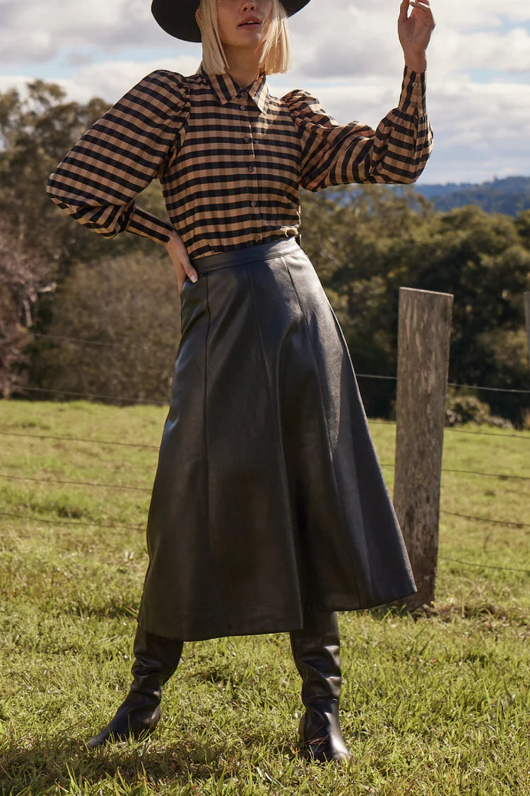 Stellar Skirt in Black by Zoe Kratzman
